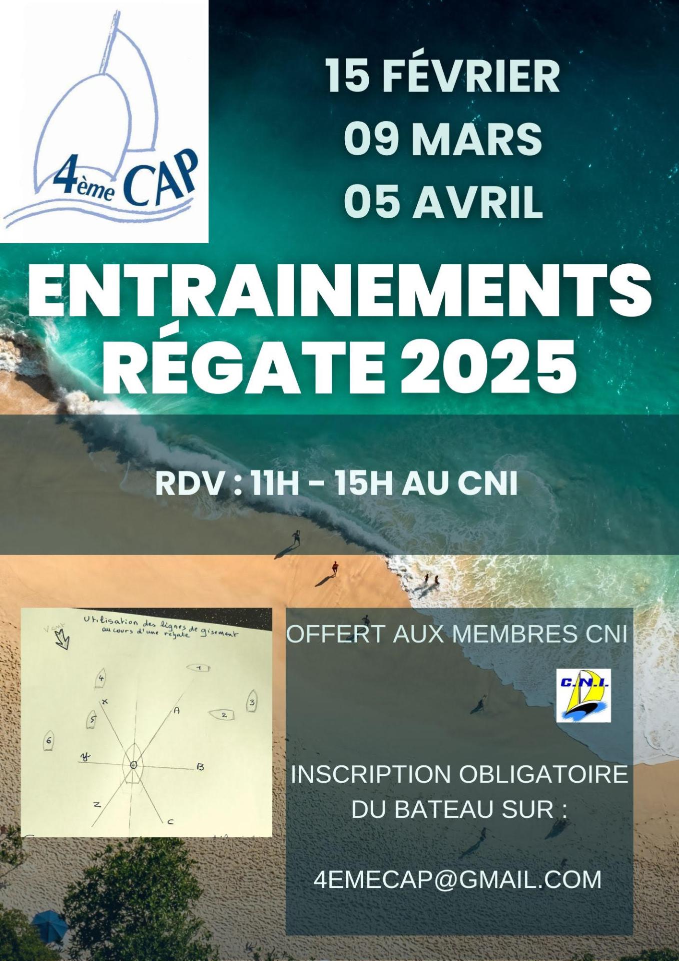 Entrainement regate