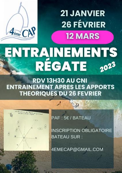 Entrainements regate 2